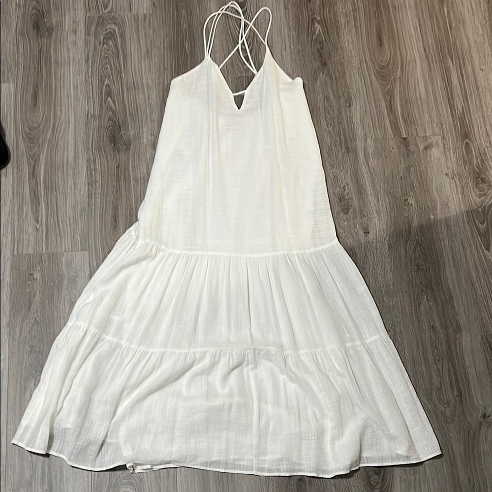 Zara White Maxi Dress - NWT